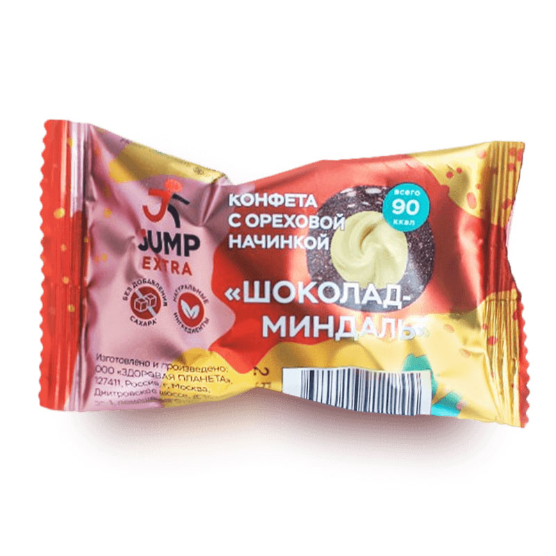 Конфета протеиновая Шоколад Миндаль Extra | 30 г | Jump