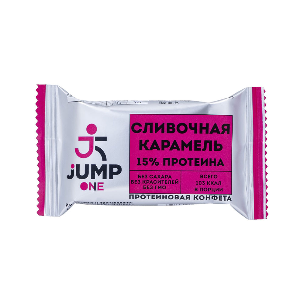 Конфета протеиновая Сливочная карамель One | 30 г | Jump